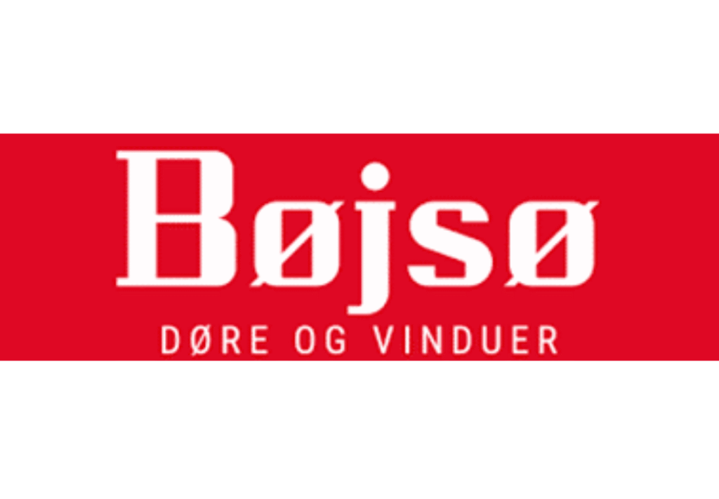 Hvidt trævindue i moderne design med rammeløst glas.