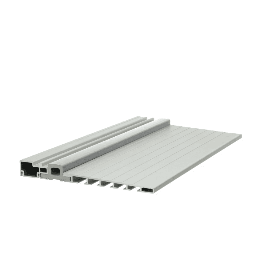 Højkvalitets PVC vinduesramme med isolerende egenskaber.