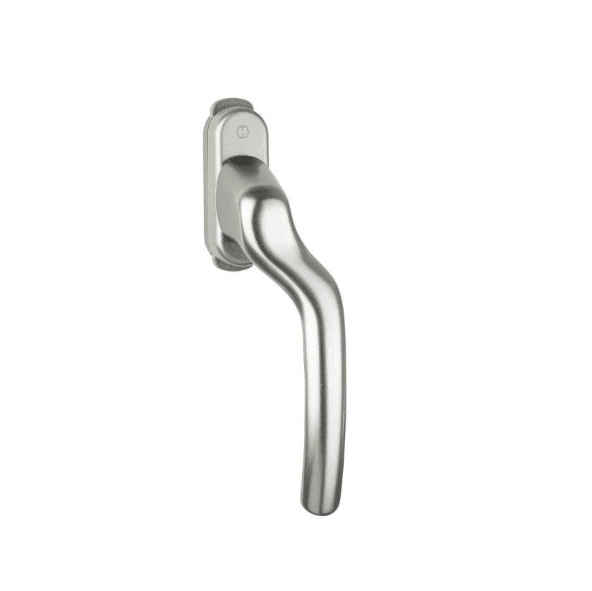 Børstet stål vinde Handlesystem til vinduer.