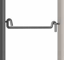 Elegant vinduesruder i rustfrit stål, opgrader dit hjems udseende.