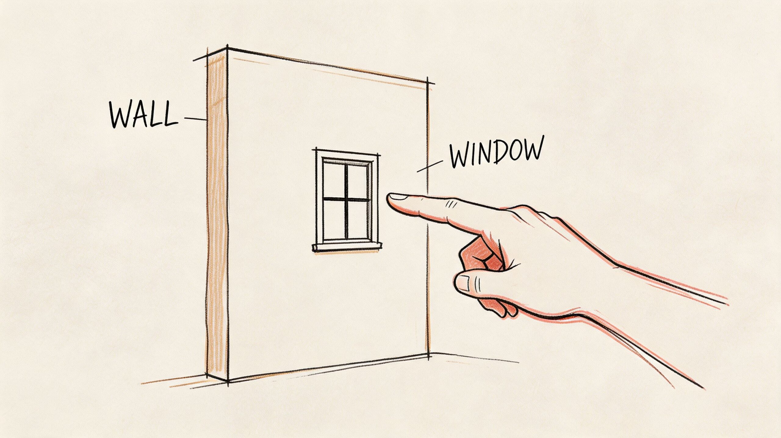 Illustration af vinduesudskiftning og regler for redningsåbning.