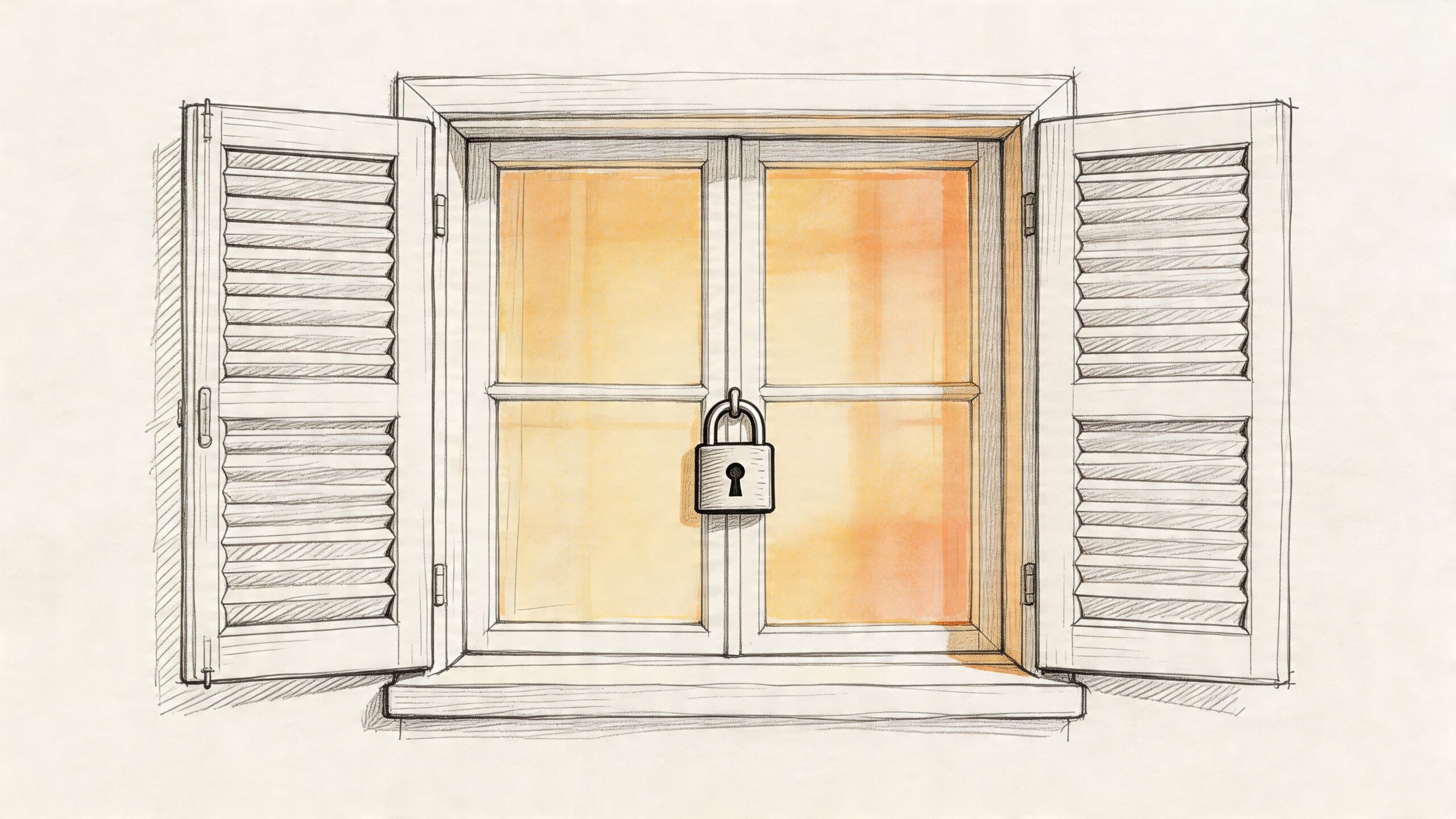 Illustration af et vindue med udskiftning af døre og vinduesrammer.
